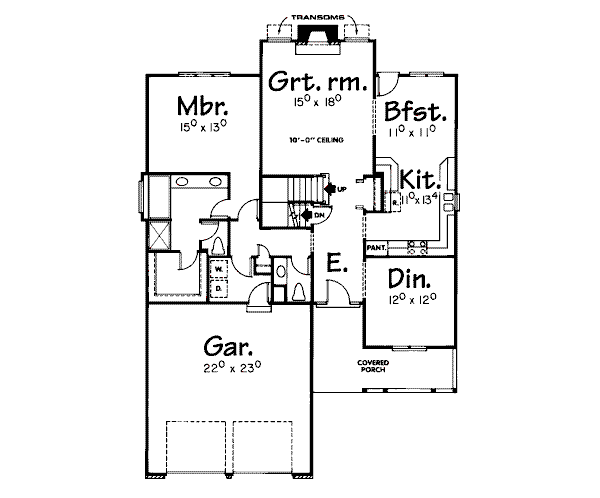 main floor house blueprint