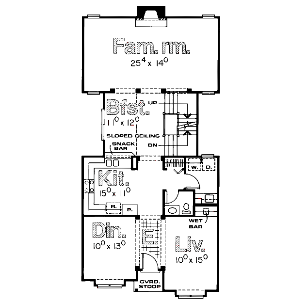main floor house blueprint