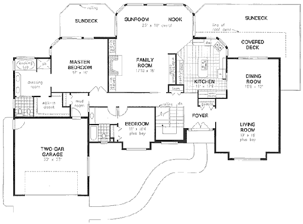 main floor house blueprint