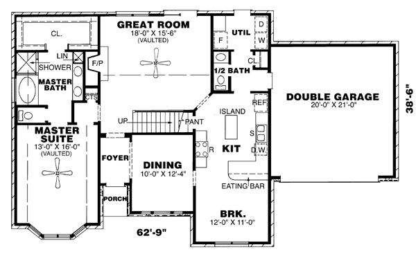 main floor house blueprint