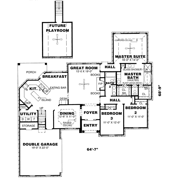 main floor house blueprint