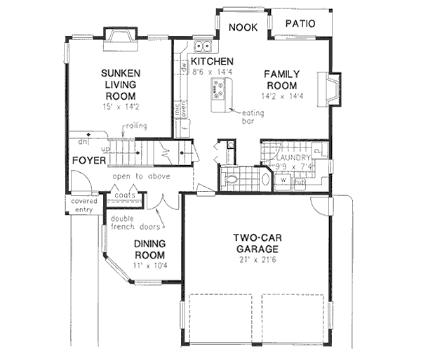 main floor house blueprint