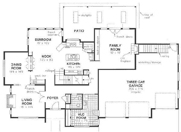 main floor house blueprint
