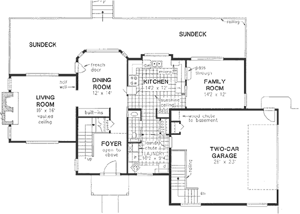 main floor house blueprint