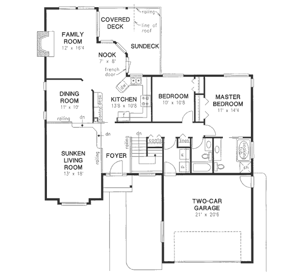main floor house blueprint