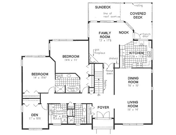 main floor house blueprint