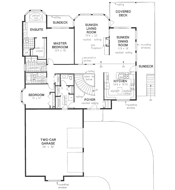 main floor house blueprint