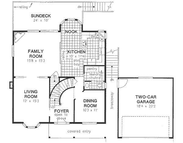 main floor house blueprint