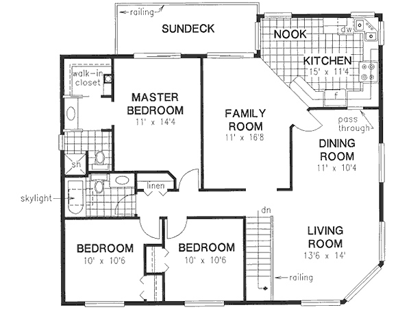 main floor house blueprint