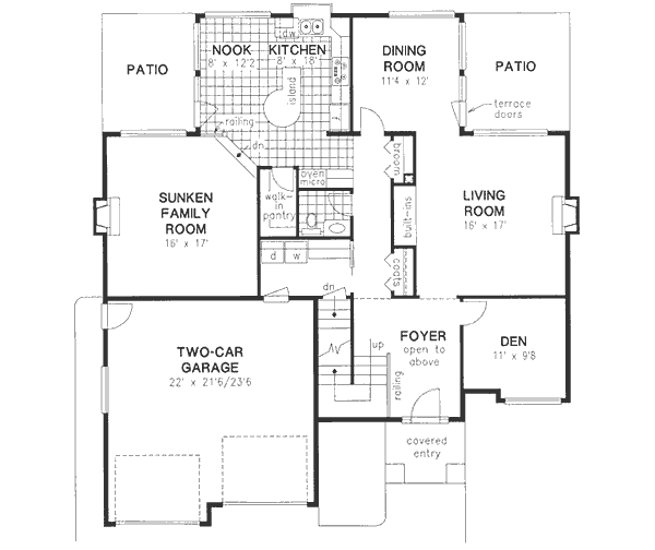 main floor house blueprint