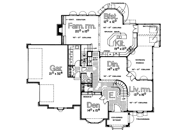 main floor house blueprint