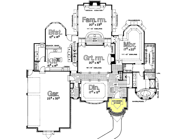 main floor house blueprint