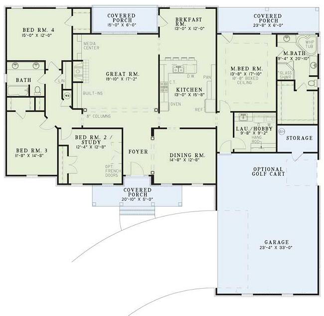 main floor house blueprint