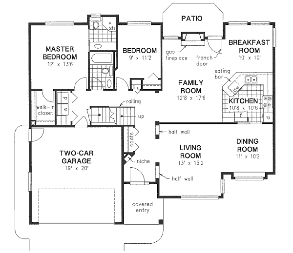 main floor house blueprint