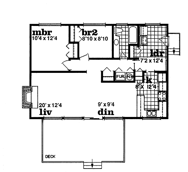 main floor house blueprint
