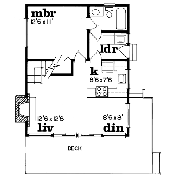main floor house blueprint