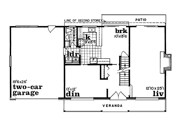main floor house blueprint