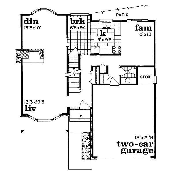 main floor house blueprint