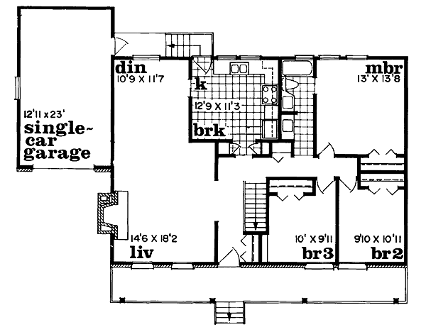 main floor house blueprint