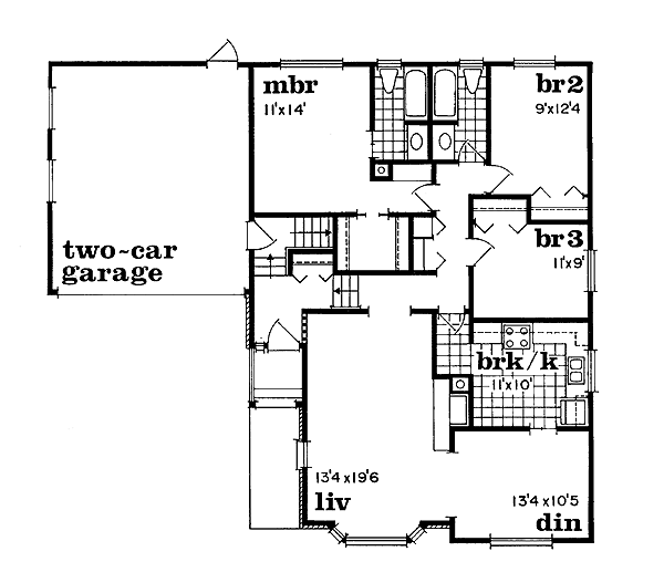 main floor house blueprint