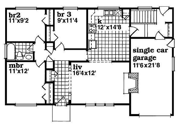 main floor house blueprint