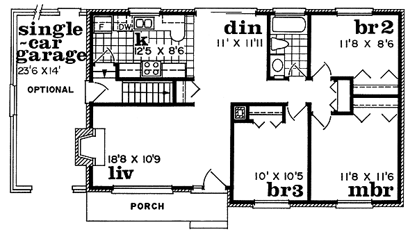 main floor house blueprint