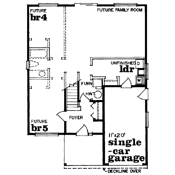 main floor house blueprint
