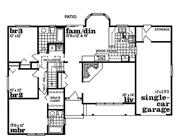 main floor house blueprint