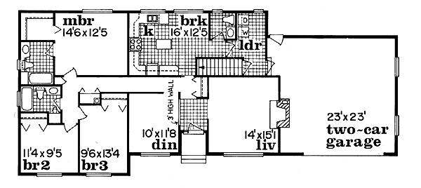 main floor house blueprint