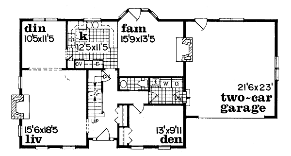 main floor house blueprint