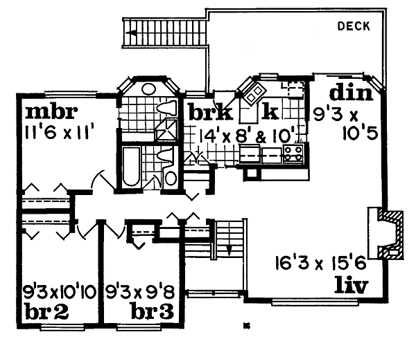 main floor house blueprint