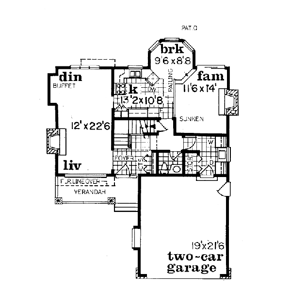 main floor house blueprint