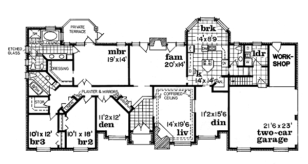 main floor house blueprint