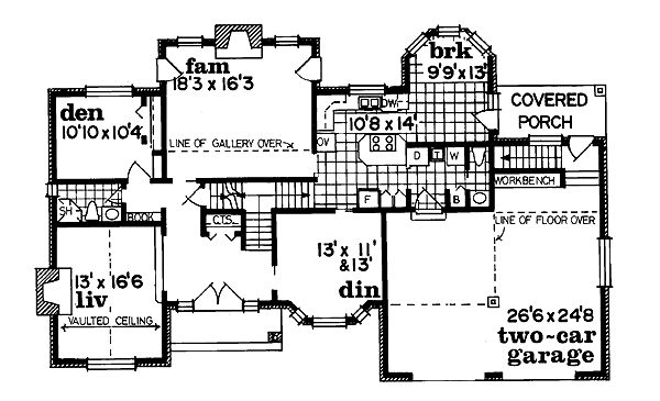 main floor house blueprint