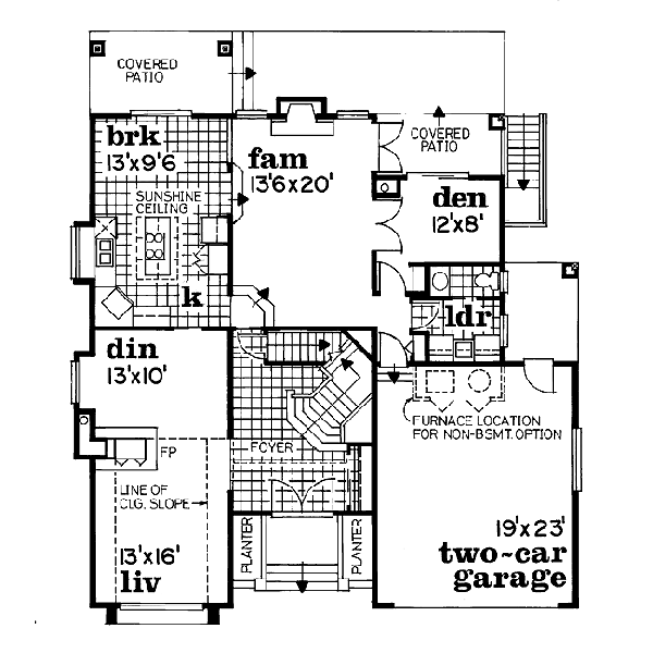 main floor house blueprint