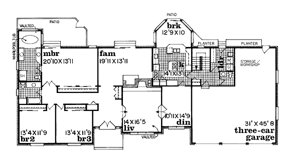 main floor house blueprint