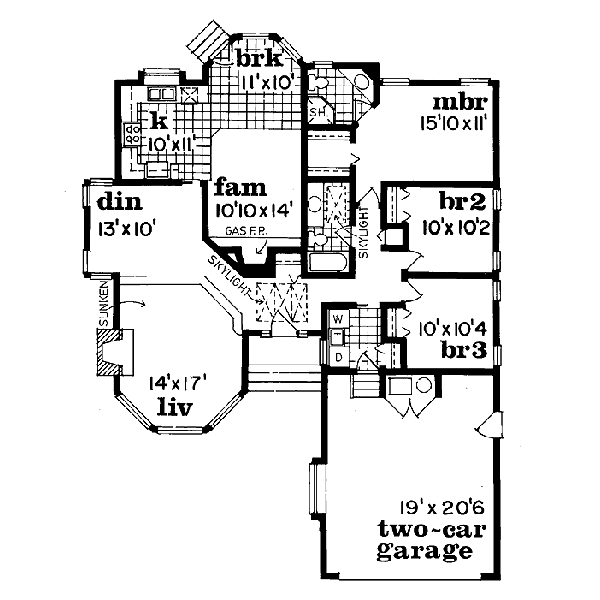 main floor house blueprint