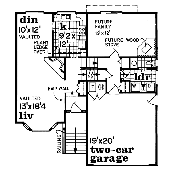 main floor house blueprint