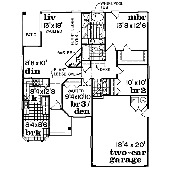 main floor house blueprint