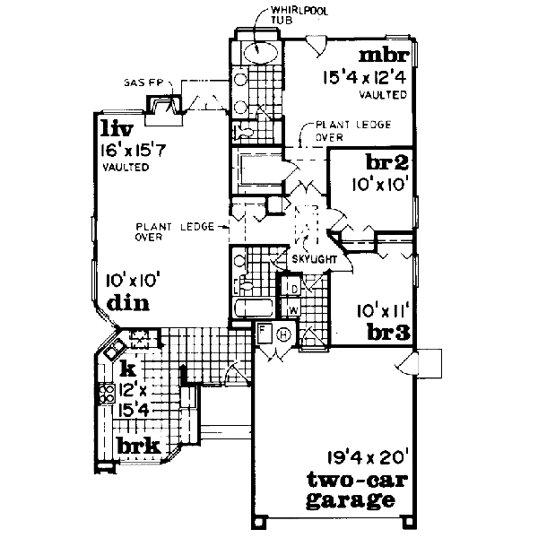 main floor house blueprint