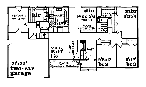 main floor house blueprint