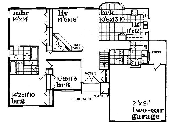 main floor house blueprint