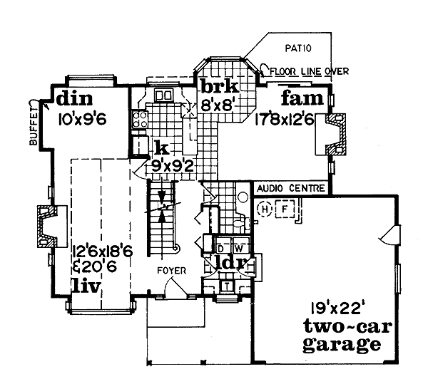 main floor house blueprint