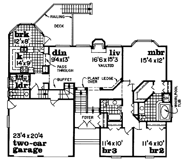 main floor house blueprint