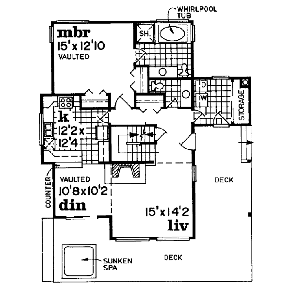 main floor house blueprint