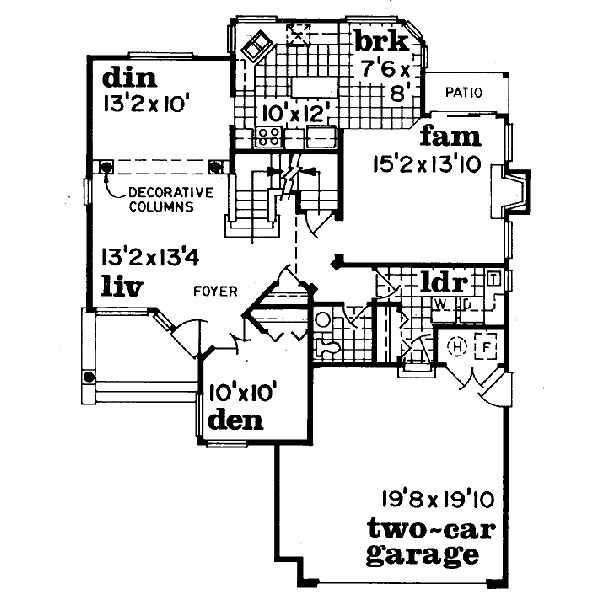 main floor house blueprint