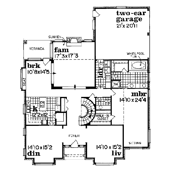 main floor house blueprint