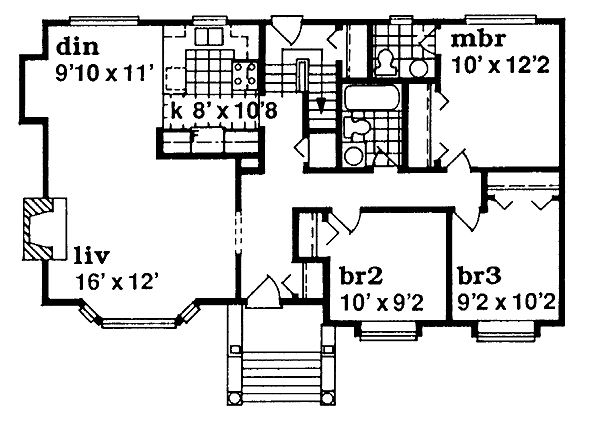 main floor house blueprint