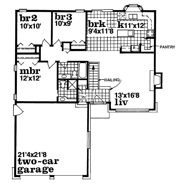 main floor house blueprint