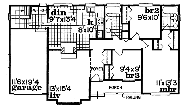 main floor house blueprint